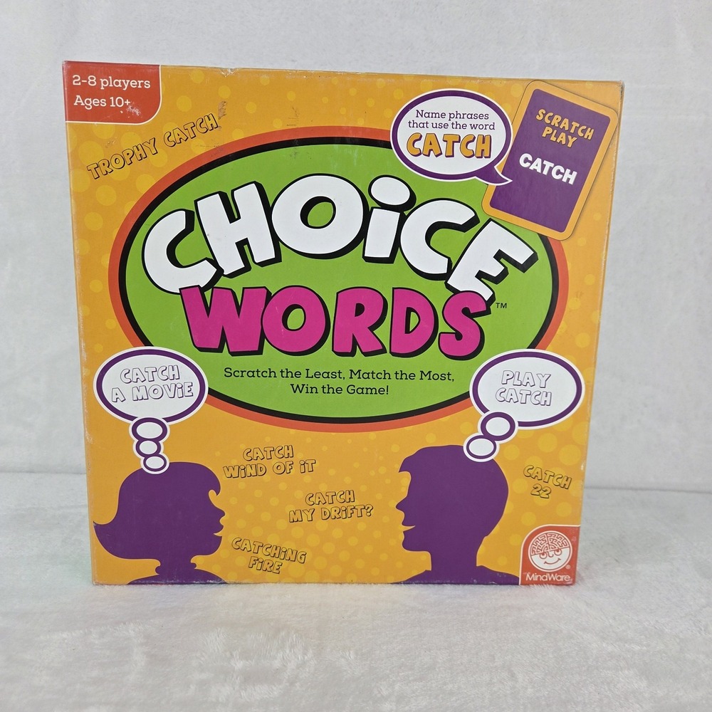 Choice Words Party Word Game MindWare 2014 Robert Kamp Complete 400 Cards